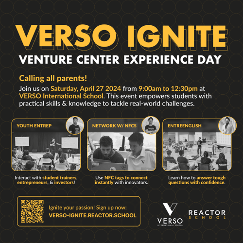 HoS Highlights: VERSO IGNITE-Venture Center Experience Day